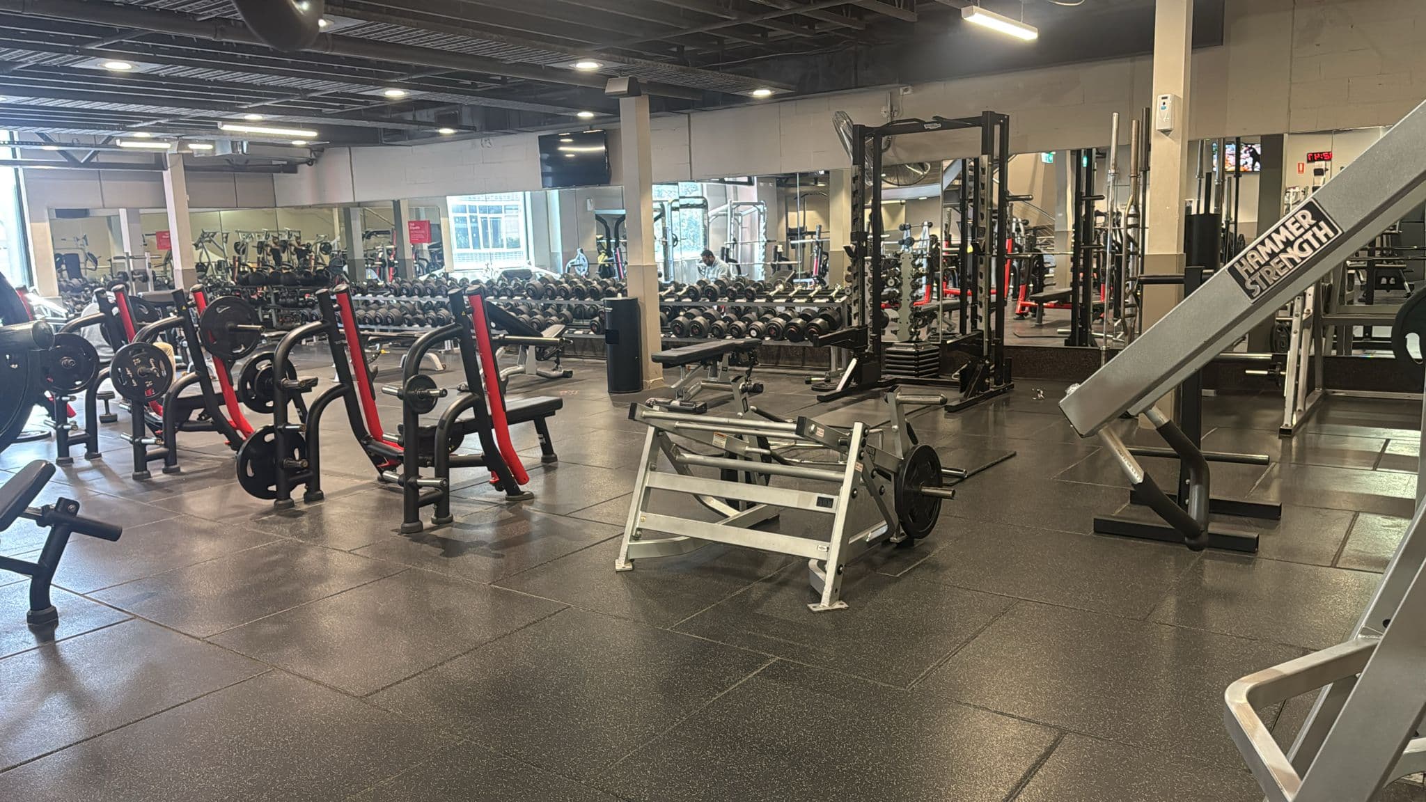 Physiotherapist coaching strength exercises